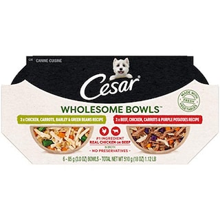 Foto 1 | Comida Húmeda Para Perros Cesar Wholesome Bowls Para Adultos, Paquete Variado De 180 G ( - Venta Internacional.