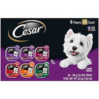 Foto 1 | Comida Húmeda Para Perros Cesar Classic Loaf In Sauce, Paquete Variado De 100 G - Venta Internacional.