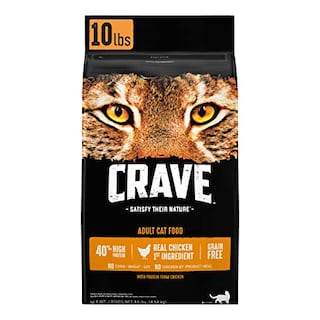 Foto 1 | Comida Seca Para Gatos Crave, Pollo Con Alto Contenido De Proteínas Para Adultos, Bolsa De 4,5 Kg - Venta Internacional