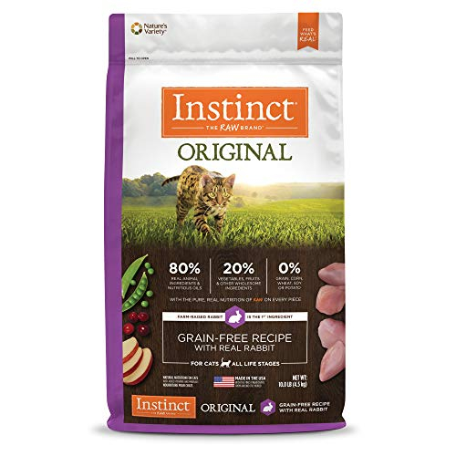 Comida Para Gatos Instinct Original, Sin Cereales, Con Conejo, Bolsa De 4,54 Kg - Venta Internacional.