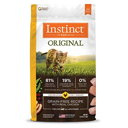 Comida Para Gatos Instinct Original Sin Cereales Con Pollo, 2,27 Kg - Venta Internacional.