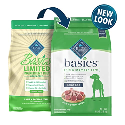 Foto 2 | Alimento Para Perros Blue Buffalo Basics Para El Cuidado De La Piel Y El Estómago, 1,8 Kg - Venta Internacional.