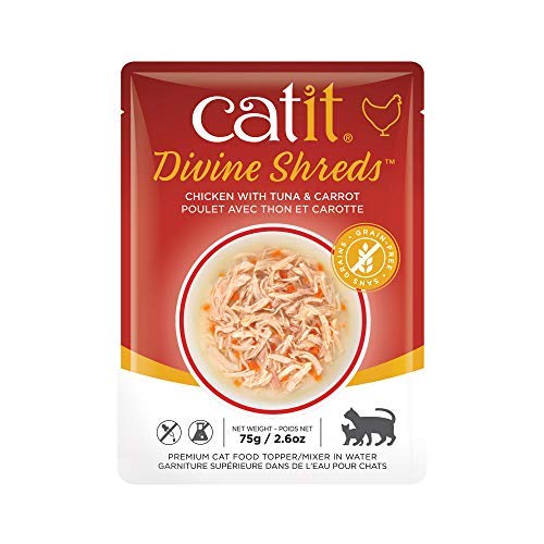 Foto 5 pulgar | Comida Para Gatos Catit Divine Shreds, Paquete De 12 Unidades, Pollo - Venta Internacional.