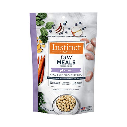 Comida Cruda Liofilizada Para Gatos Instinct, Pollo Para Gatitos, 280 G - Venta Internacional.