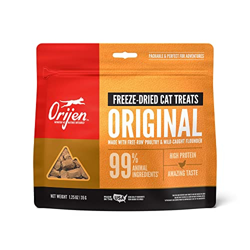 Golosinas Para Gatos Orijen, Liofilizadas, Originales, 35 G - Venta Internacional.