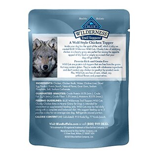 Foto 3 | Comida Húmeda Para Perros Blue Buffalo Wilderness Trail Toppers Chicken 9 - Venta Internacional.