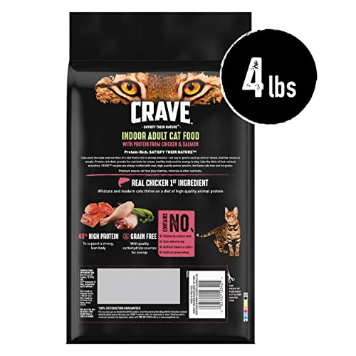 Foto 3 pulgar | Comida Seca Para Gatos Crave Indoor Adult, Alta En Proteínas, Bolsa De 1,8 Kg - Venta Internacional.