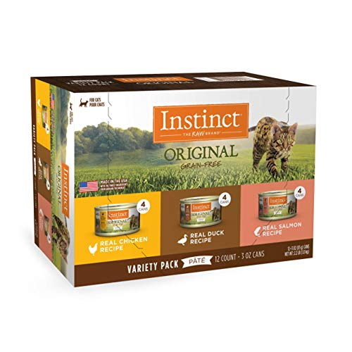 Comida Húmeda Enlatada Para Gatos Instinct Original, Paquete Variado De 90 G (12) - Venta Internacional.