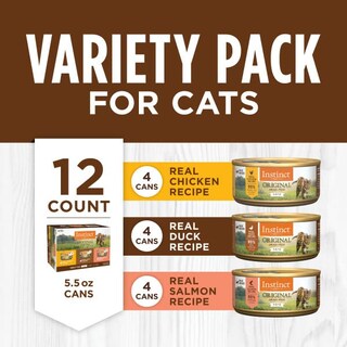Foto 7 | Comida Húmeda Enlatada Para Gatos Instinct Original Nature's Variety 165 G - Venta Internacional.
