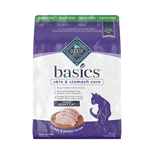 Foto 2 pulgar | Comida Para Gatos Blue Buffalo Basics Para El Cuidado De La Piel Y El Estómago, 5 Kg - Venta Internacional.