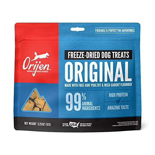 Golosinas Para Perros Orijen Liofilizadas, Sin Cereales, Con Alto Contenido De Proteínas, 92 G - Venta Internacional.