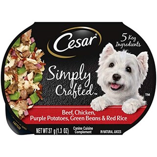 Foto 1 | Comida Húmeda Para Perros Cesar Simply Crafted Beef, 38 Ml (x10) - Venta Internacional.