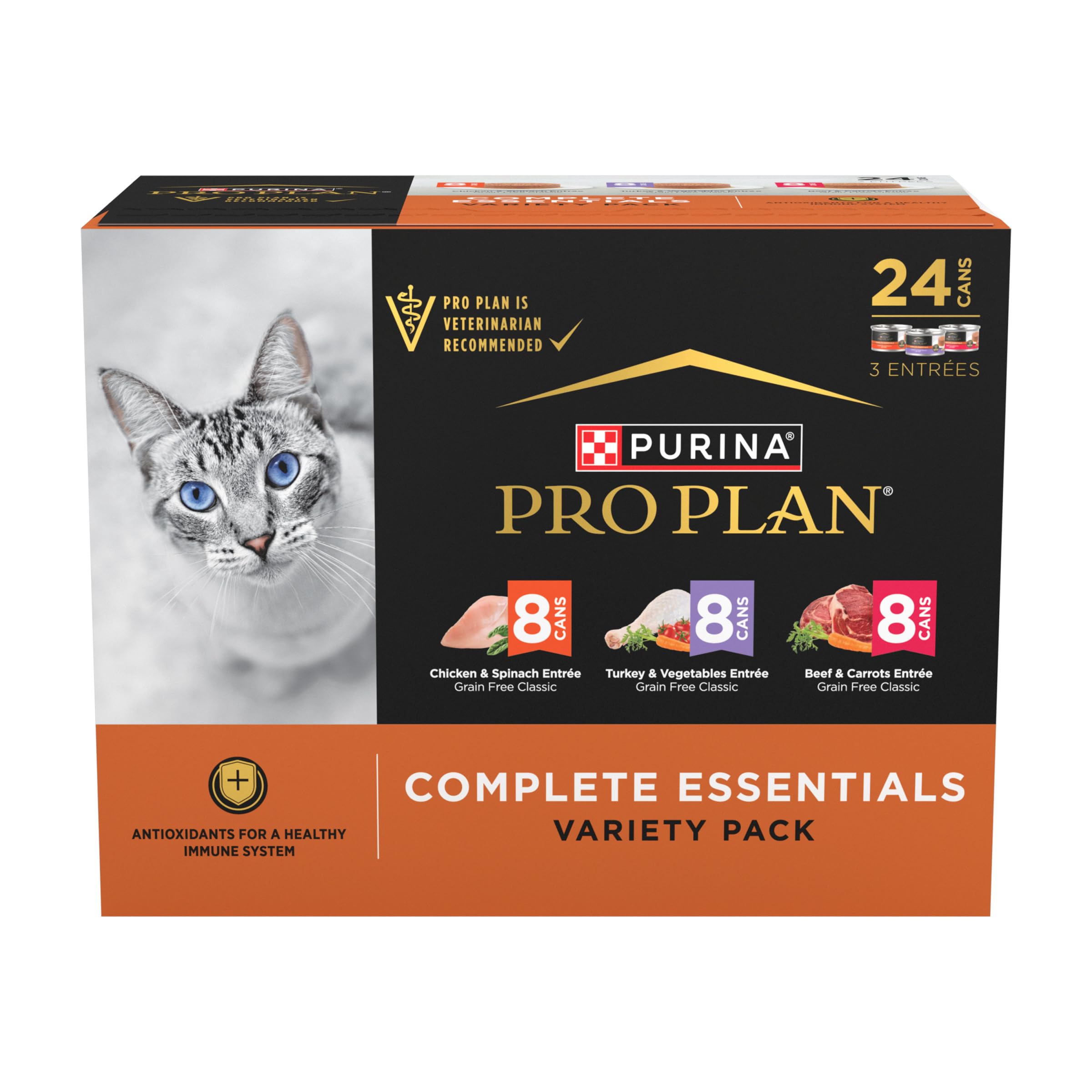 Foto 2 pulgar | Comida Húmeda Para Gatos Purina Pro Plan Complete Essentials 24 X 85 G - Venta Internacional.