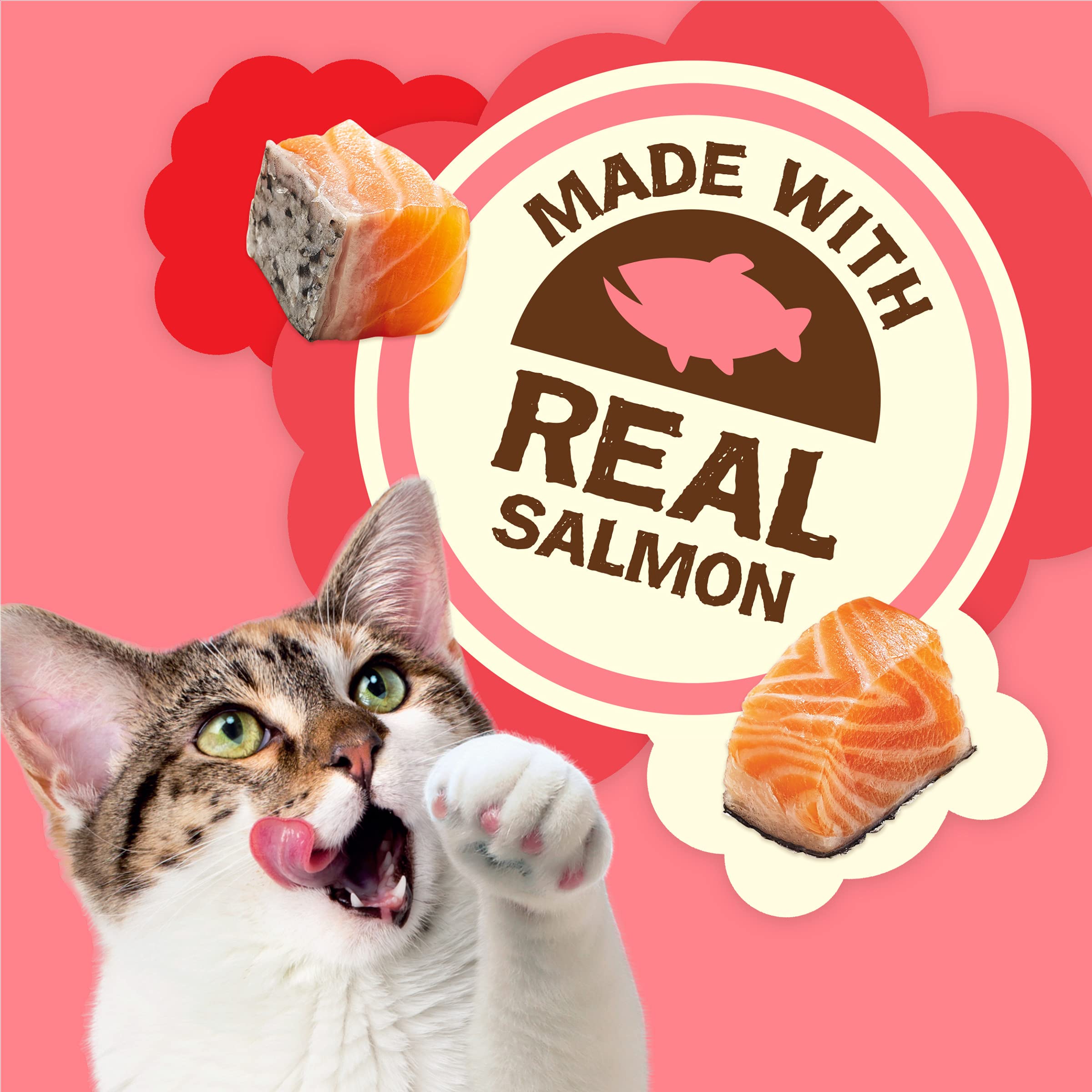 Foto 4 pulgar | Gums Naturales Purina Friskies Para Gatos Con Salmón, 600 Ml - Venta Internacional.