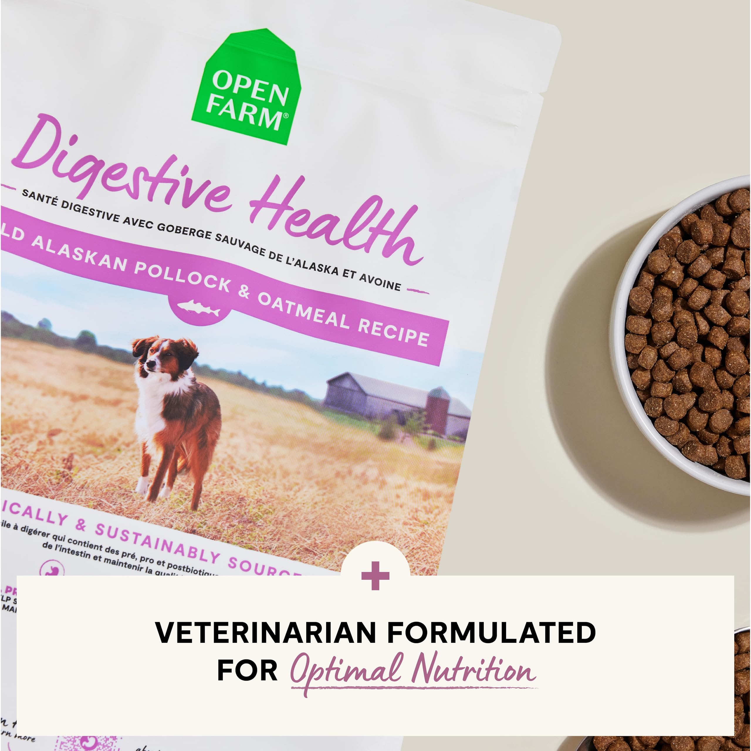 Foto 6 pulgar | Alimento Para Perros Open Farm Digestive Health, 10 Kg, Abadejo Silvestre De Alaska - Venta Internacional.