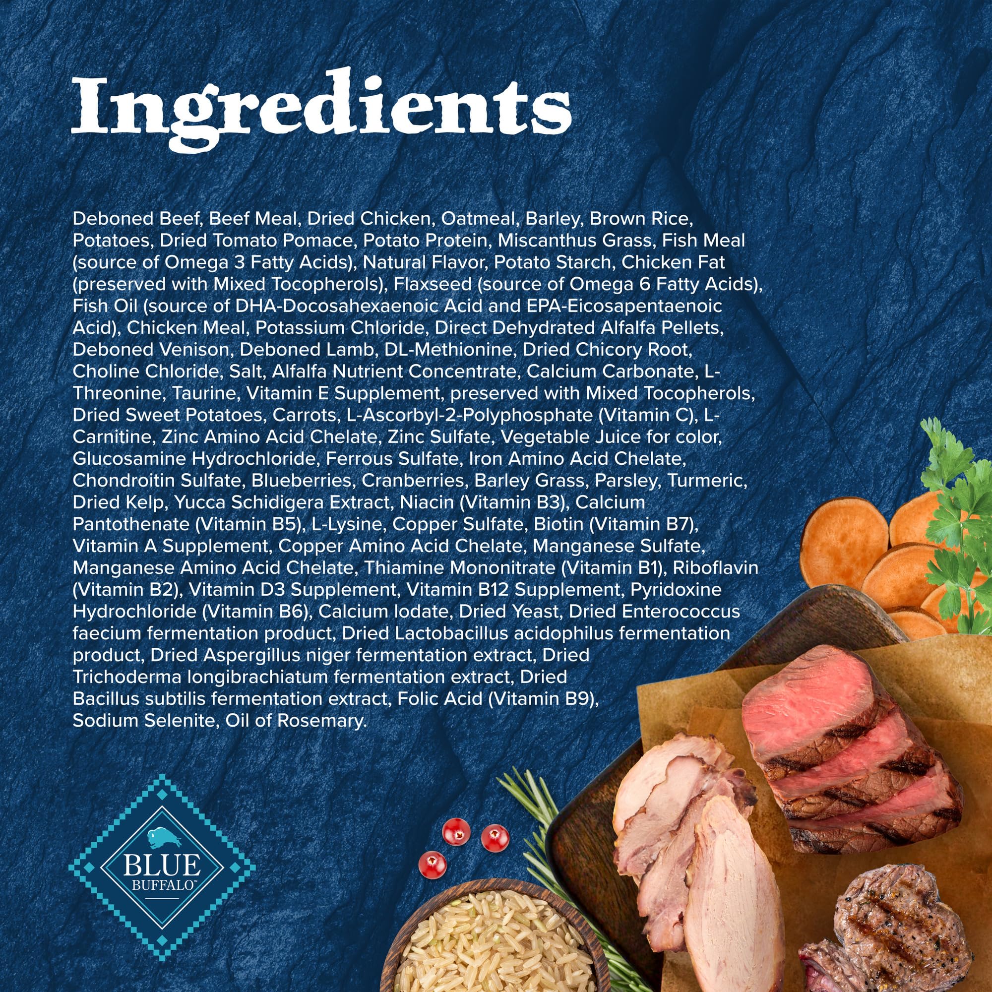 Foto 6 pulgar | Alimento Para Perros Blue Buffalo Wilderness Rocky Mountain Senior 12,7 Kg - Venta Internacional.