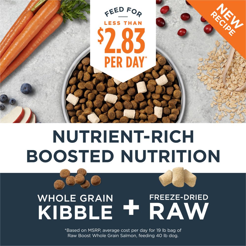 Foto 3 pulgar | Dog Food Instinct Raw Boost, Salmón Integral, Bolsa De 1,6 Kg - Venta Internacional.