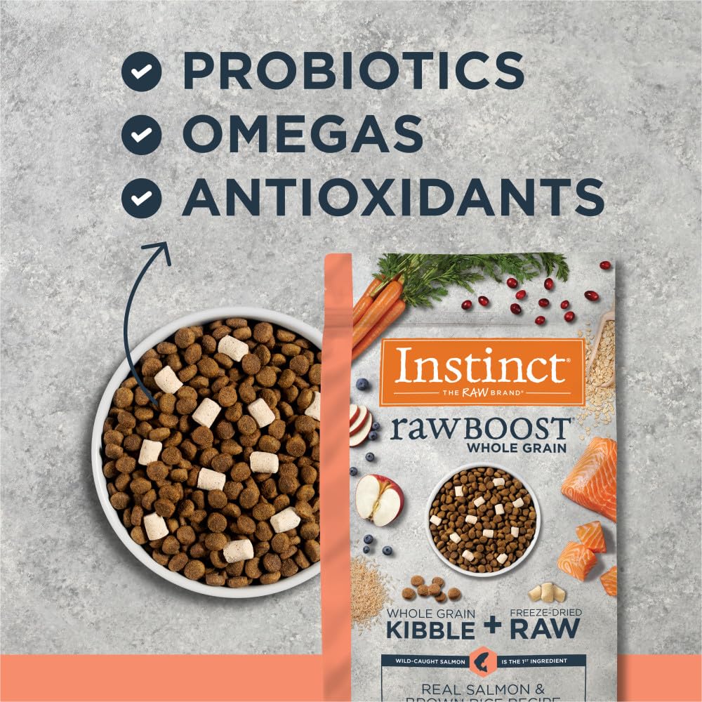 Foto 6 pulgar | Dog Food Instinct Raw Boost, Salmón Integral, Bolsa De 1,6 Kg - Venta Internacional.