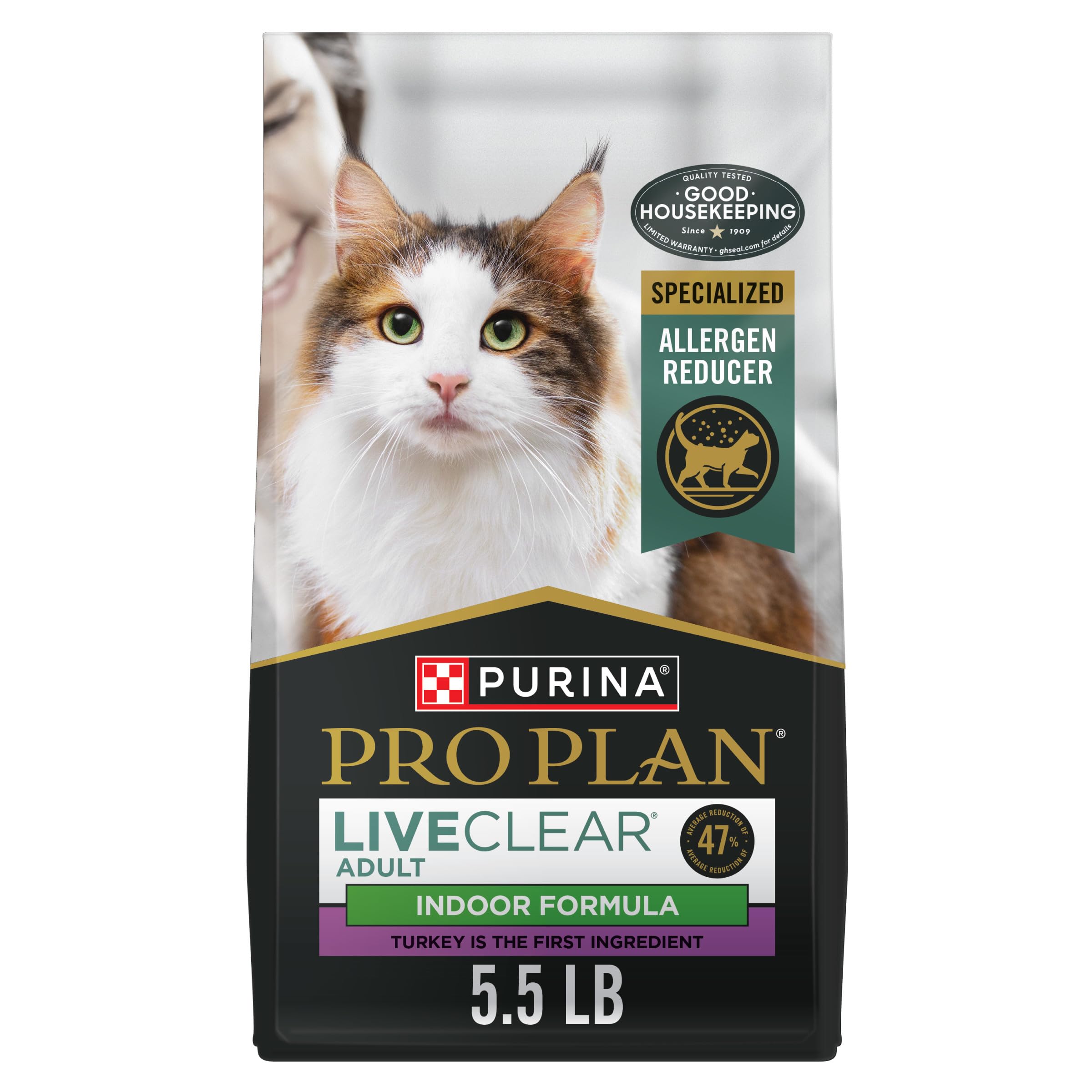 Foto 2 pulgar | Alimento Para Gatos Purina Pro Plan Liveclear, Reductor De Alérgenos, 2,5 Kg - Venta Internacional.