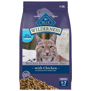 Foto 1 | Alimento Seco Blue Buffalo Wilderness Con Alto Contenido De Proteínas Para Gatos, 1,8 Kg - Venta Internacional.