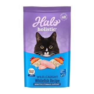 Foto 1 | Comida Para Gatos Halo, Salmón Y Pescado Blanco Capturados En Estado Salvaje, Bolsa De 4,54 Kg - Venta Internacional.