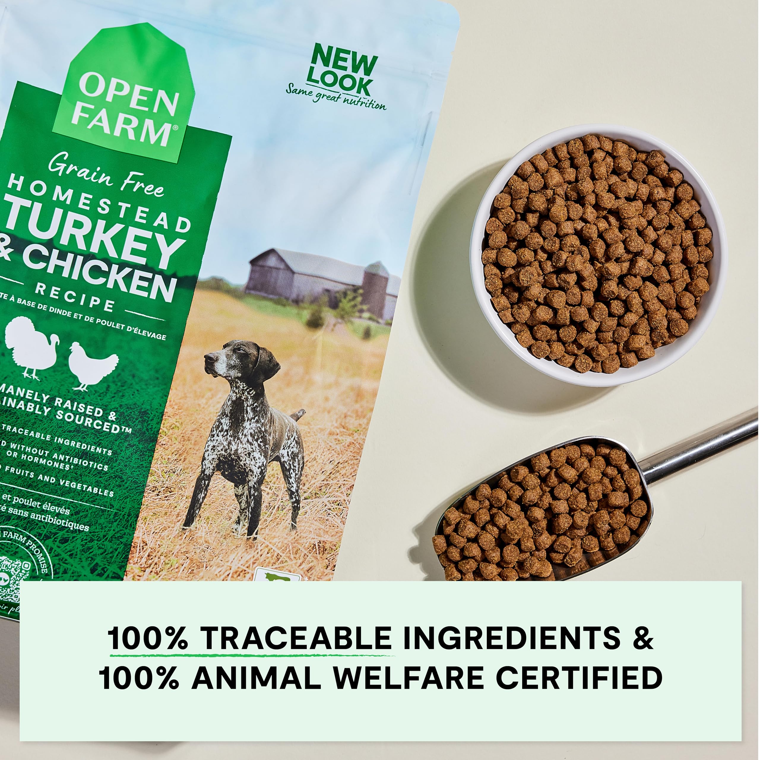 Foto 6 pulgar | Comida Para Perros Open Farm, Sin Cereales, Pavo Y Pollo, Bolsa De 5 Kg - Venta Internacional.