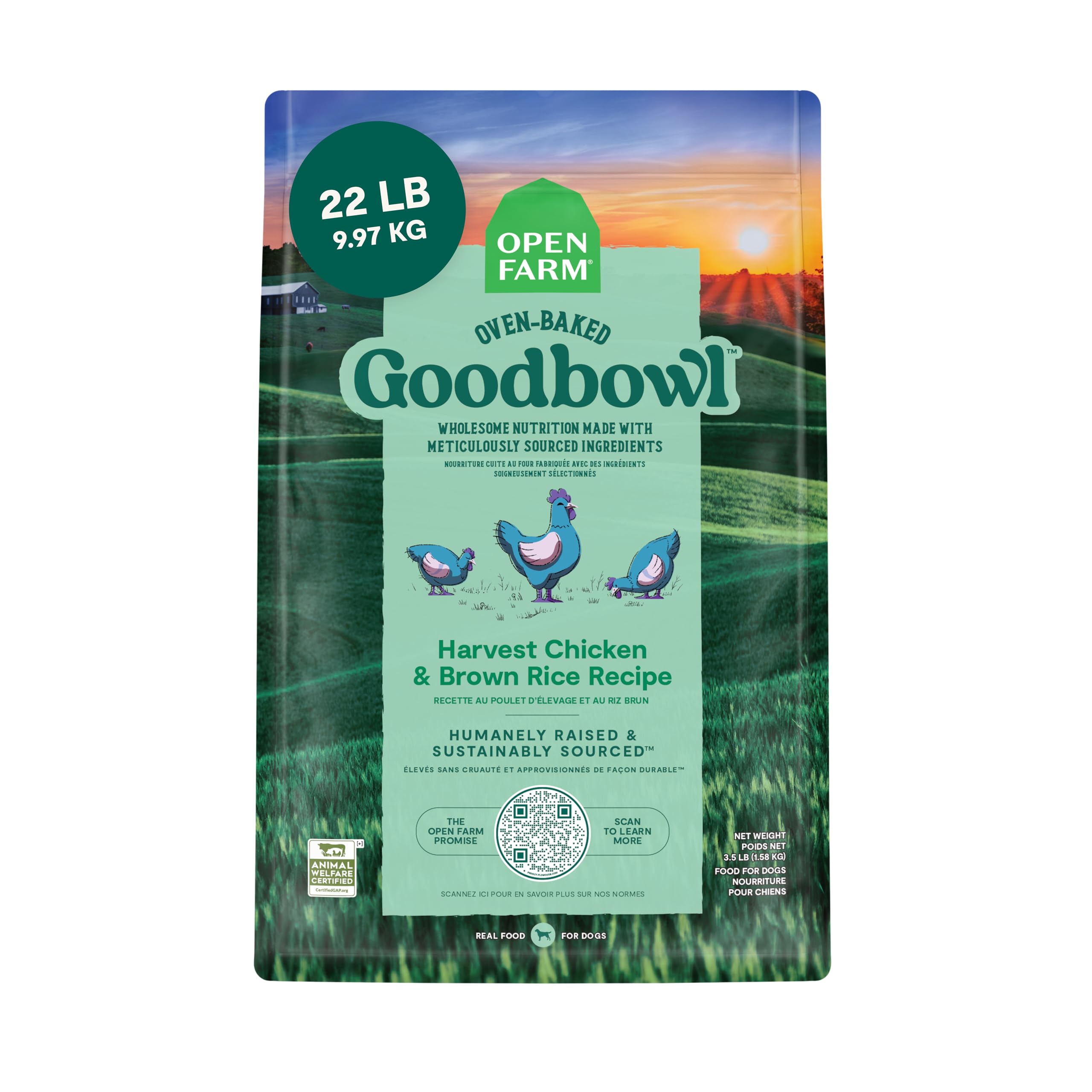 Alimento Seco Para Perros Open Farm Goodbowl Harvest Chicken, 10 Kg - Venta Internacional.
