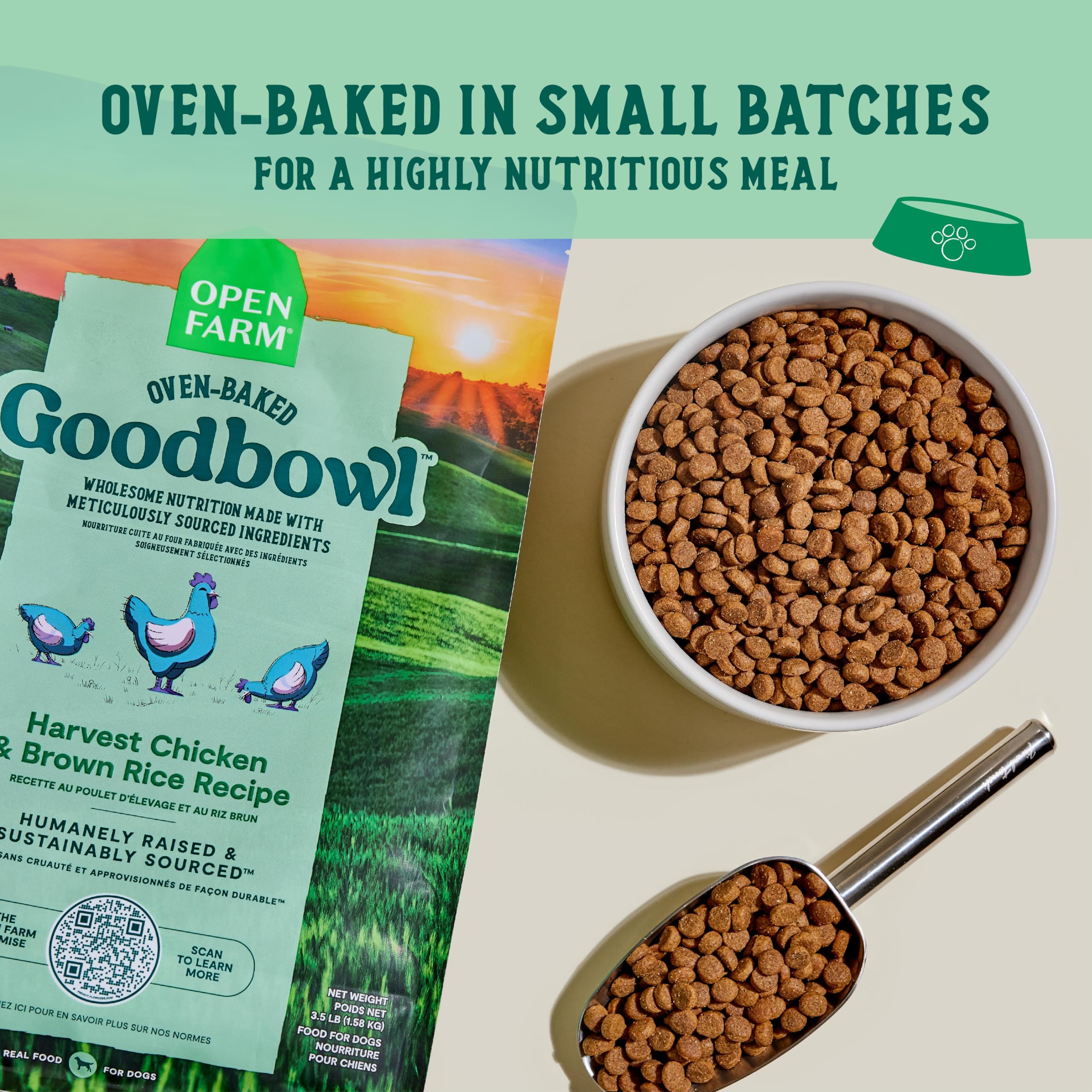 Foto 4 pulgar | Alimento Seco Para Perros Open Farm Goodbowl Harvest Chicken, 10 Kg - Venta Internacional.
