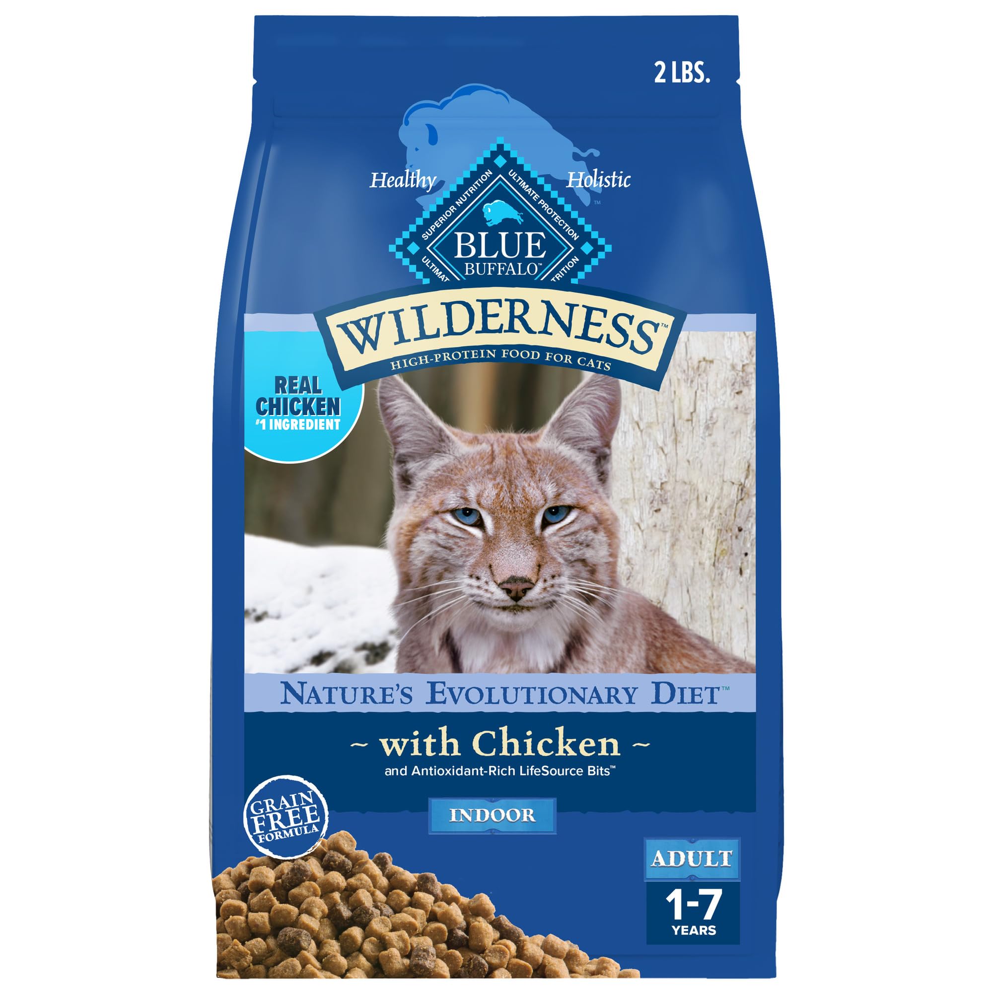 Alimento Seco Blue Buffalo Wilderness Rico En Proteínas Para Gatos Adultos - Venta Internacional.