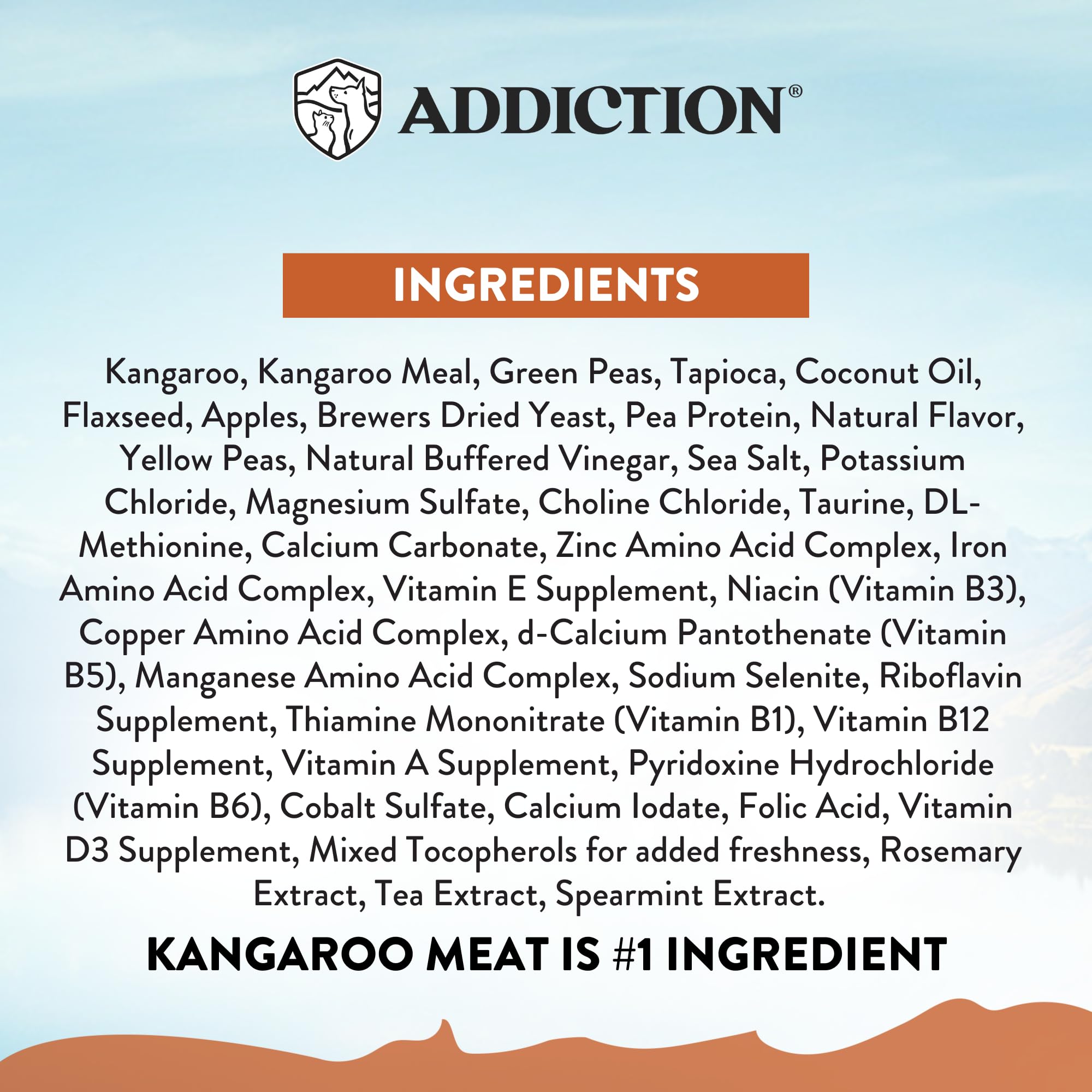 Foto 5 pulgar | Comida Seca Para Perros Addiction Wild Kangaroo & Apples, 9,07 Kg - Venta Internacional.