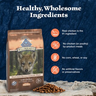 Foto 6 | Comida Seca Blue Buffalo Wilderness Para Cachorros De Raza Grande, 12,7 Kg - Venta Internacional.