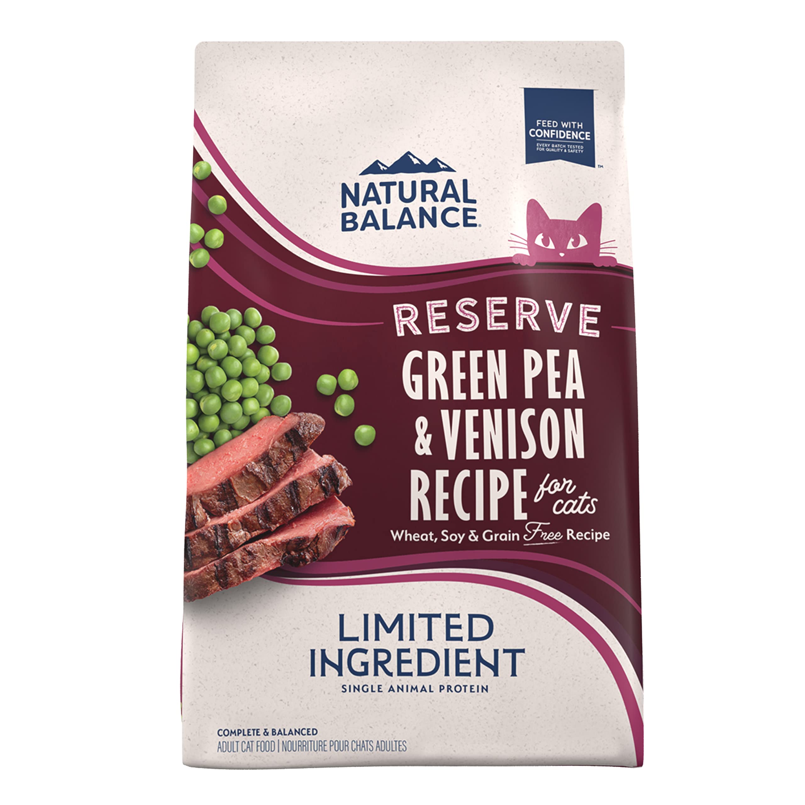 Foto 2 pulgar | Alimento Seco Para Gatos Natural Balance Limited Green Pea & Venison, 3,63 Kg - Venta Internacional.