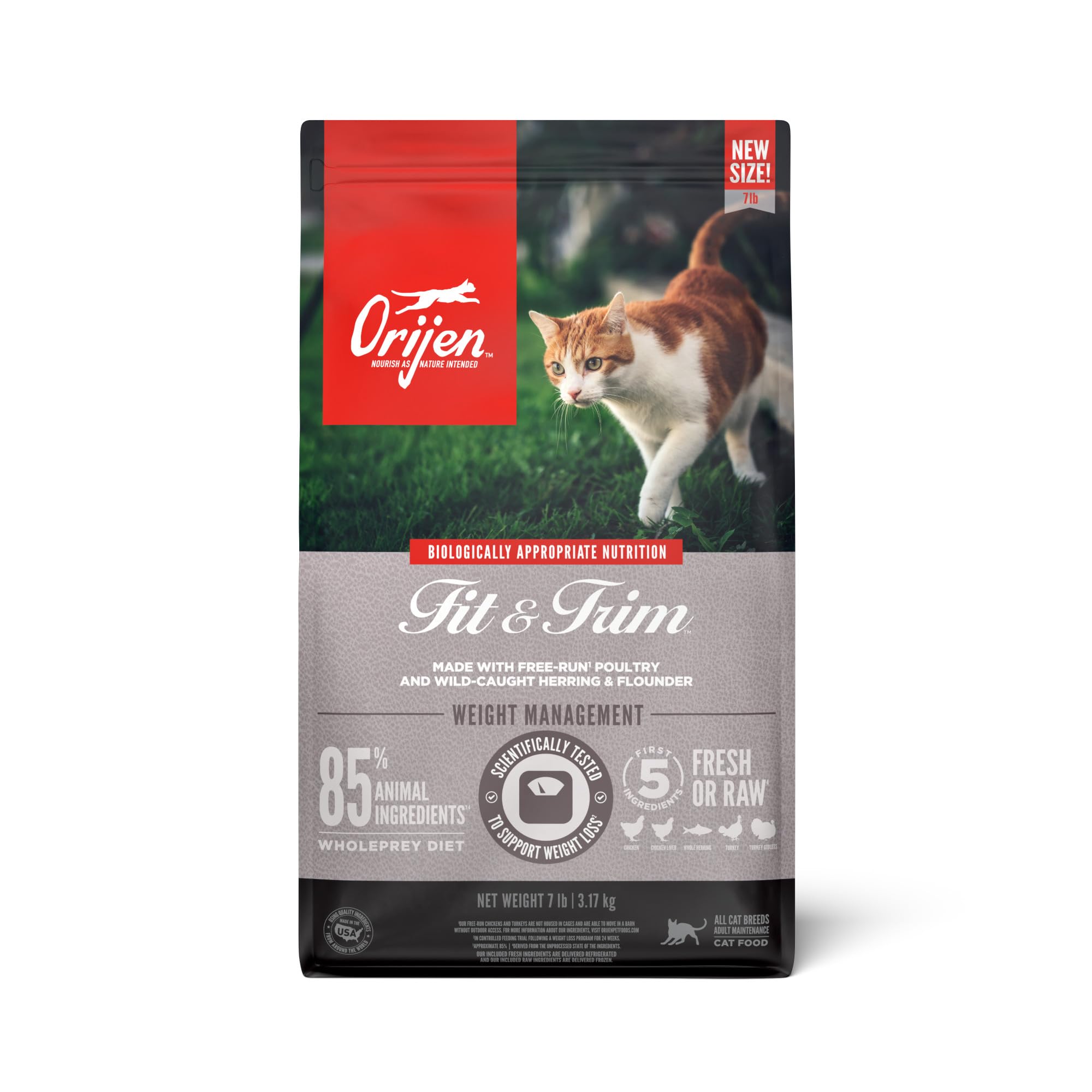 Alimento Seco Para Gatos Orijen Fit & Trim 3,18 Kg - Venta Internacional.