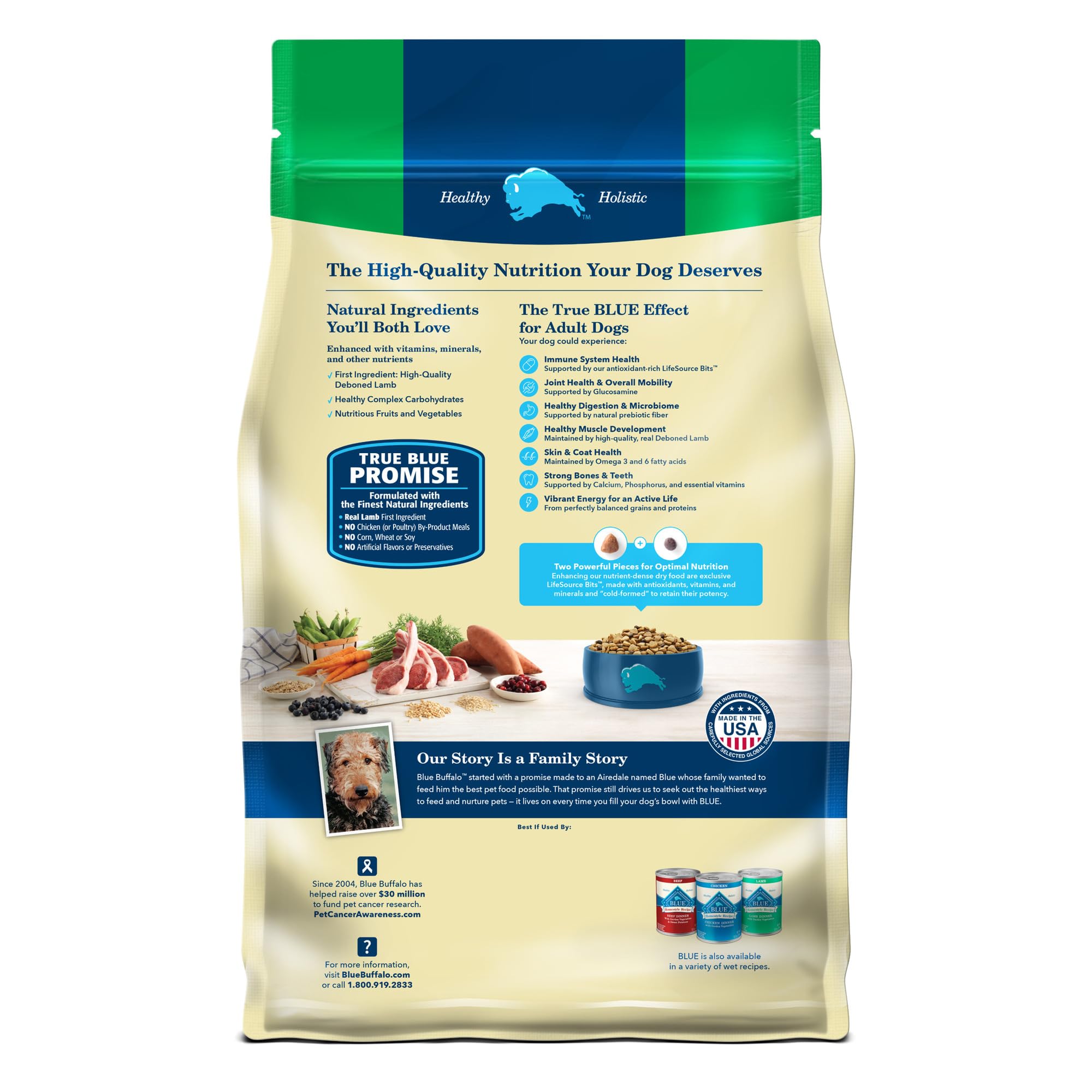 Foto 3 pulgar | Pienso Para Perros Blue Buffalo Life Protection Lamb 2,27 Kg - Venta Internacional.