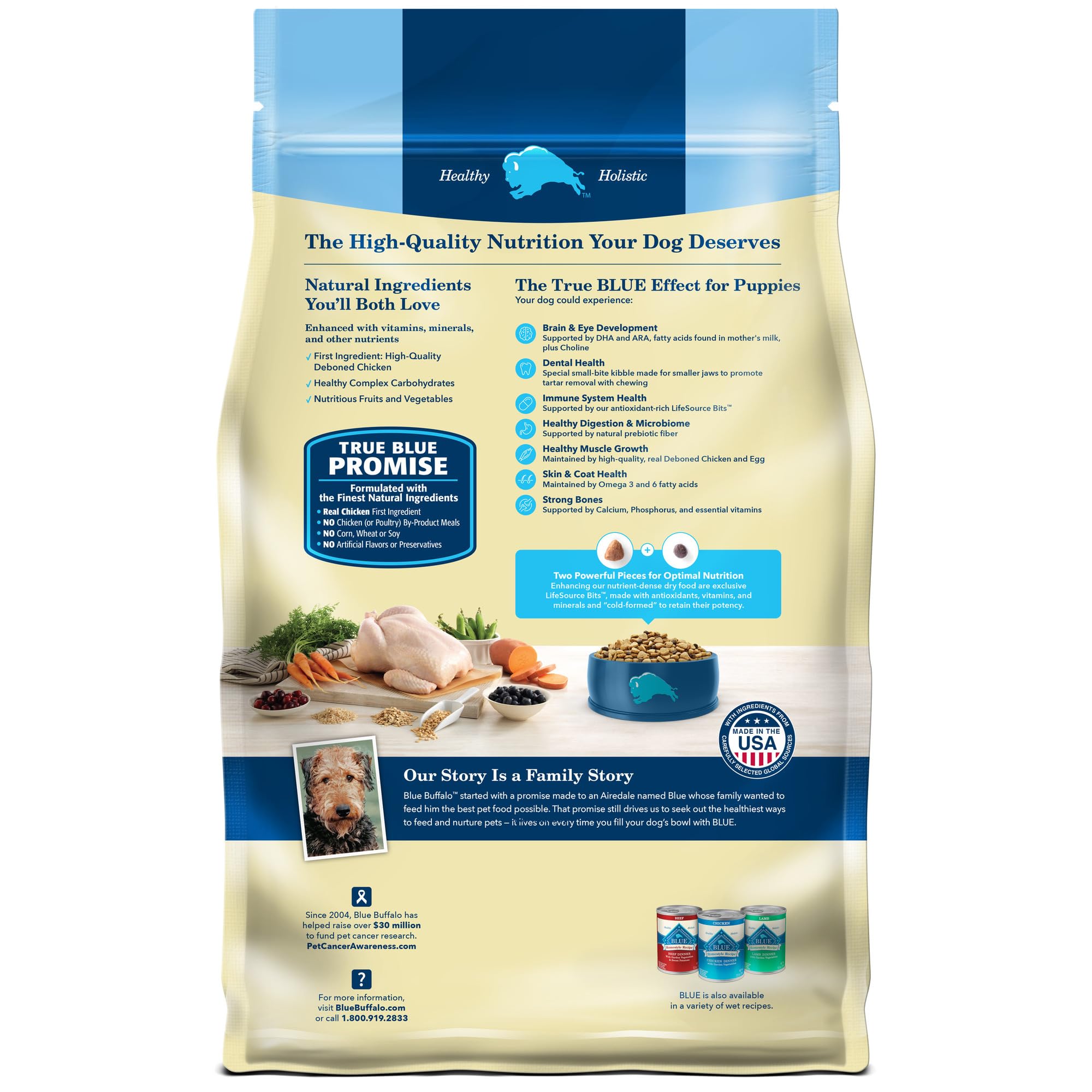 Foto 3 pulgar | Comida Para Perros Blue Buffalo Life Protection Puppy, 6,8 Kg - Venta Internacional.