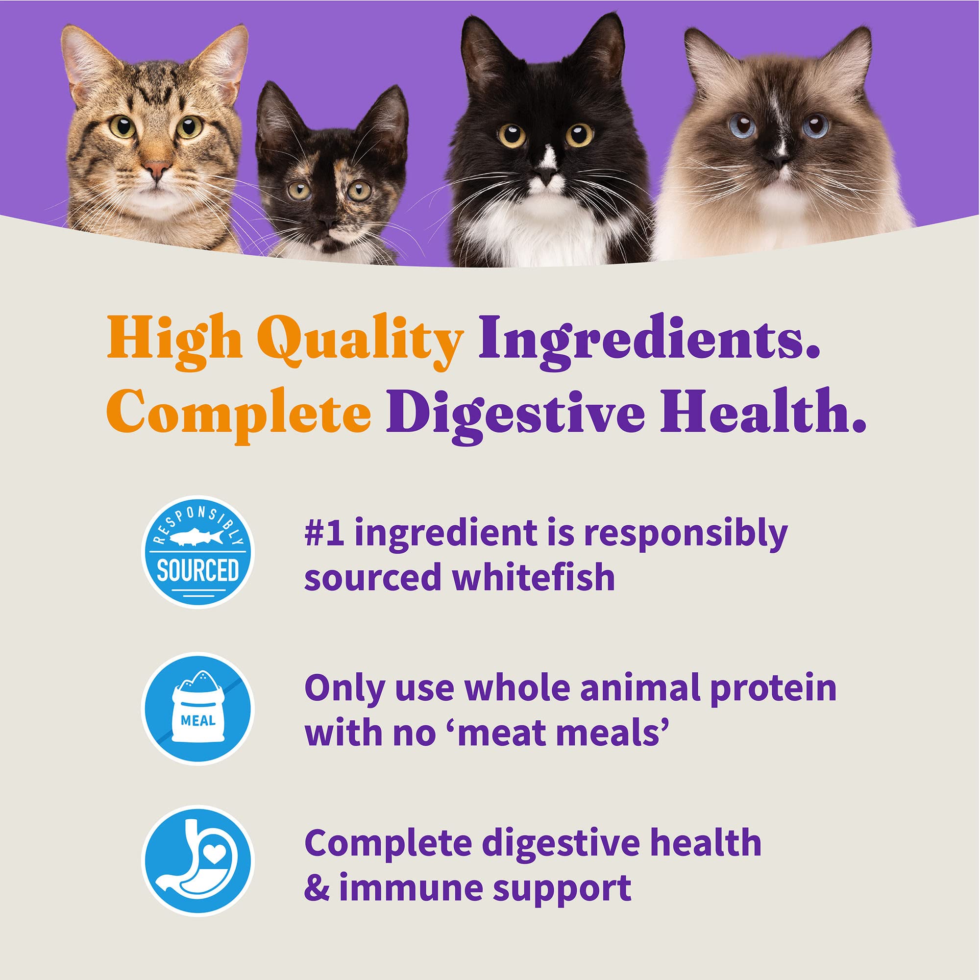 Foto 5 | Alimento Para Gatos Halo Holistic De Salmón Y Pescado Blanco Capturado En La Naturaleza, 2,7 Kg - Venta Internacional.