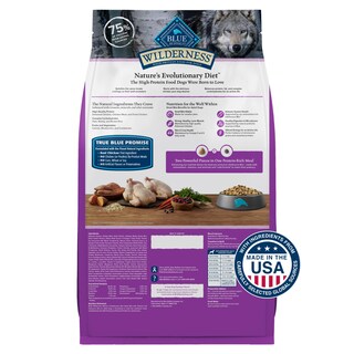 Foto 2 | Alimento Para Perros Blue Buffalo Wilderness Con Alto Contenido De Proteínas Con Pollo De 12,7 Kg - Venta Internacional