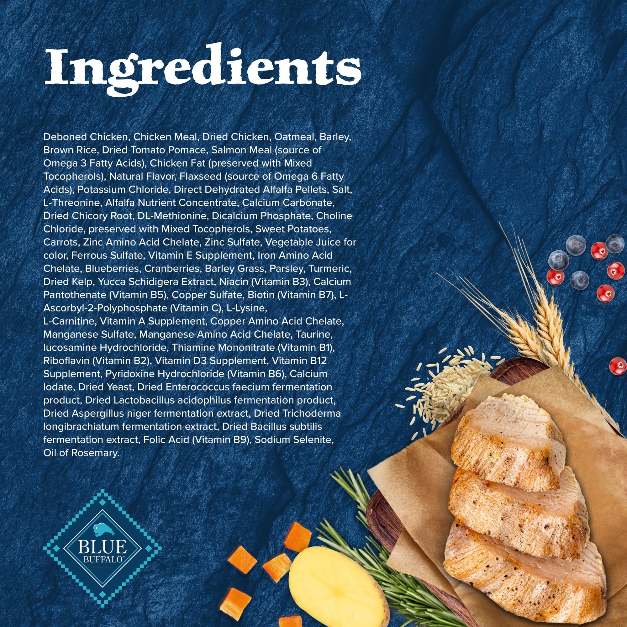 Foto 6 pulgar | Alimento Para Perros Blue Buffalo Wilderness Con Alto Contenido De Proteínas Con Pollo De 12,7 Kg - Venta Internacional