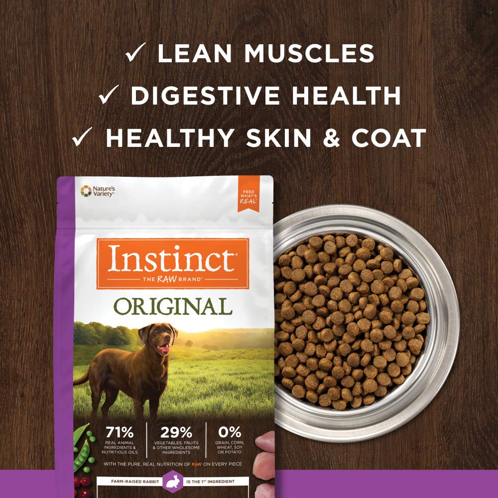 Foto 6 pulgar | Croquetas Secas Para Perros Instinct Original Con Revestimiento Crudo, 9,07 Kg - Venta Internacional.