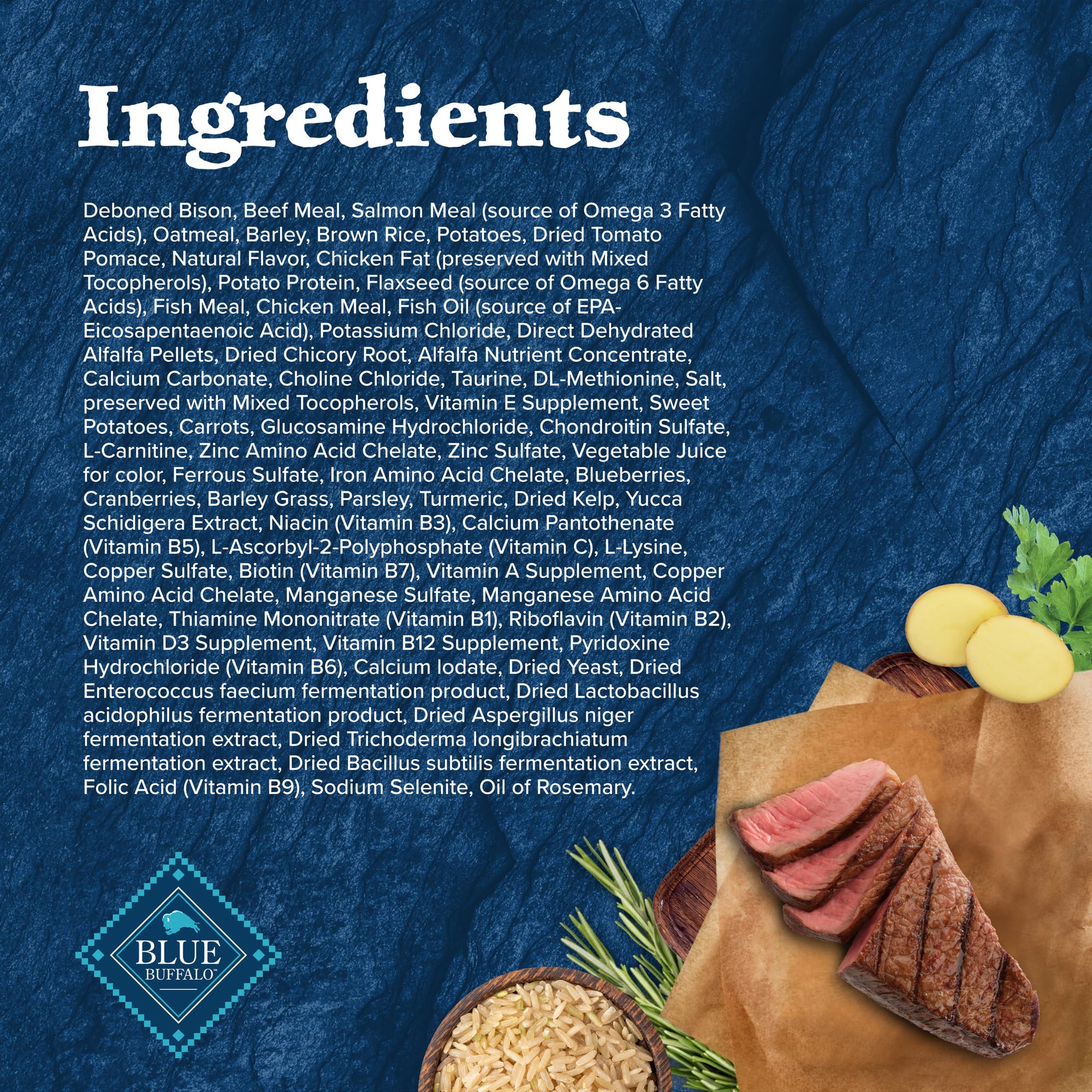 Foto 5 | Alimento Seco Blue Buffalo Wilderness Rocky Mountain Para Perros De 12,7 Kg - Venta Internacional.