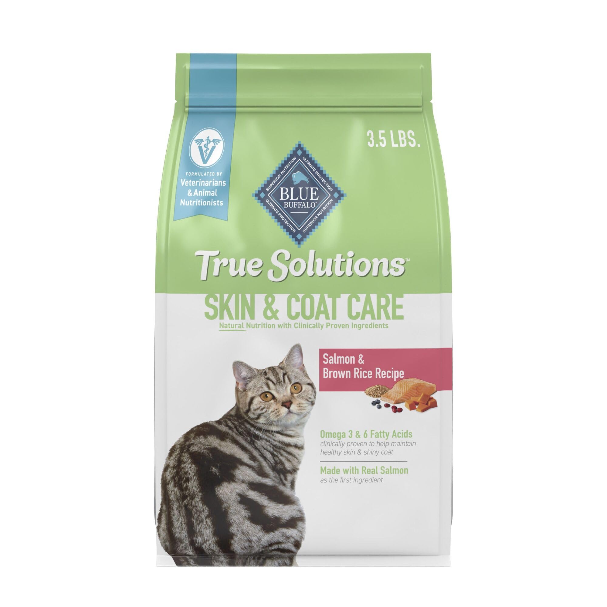 Foto 2 pulgar | Alimento Seco Para Gatos Blue Buffalo True Solutions Skin & Coat 1.6 Kg - Venta Internacional.