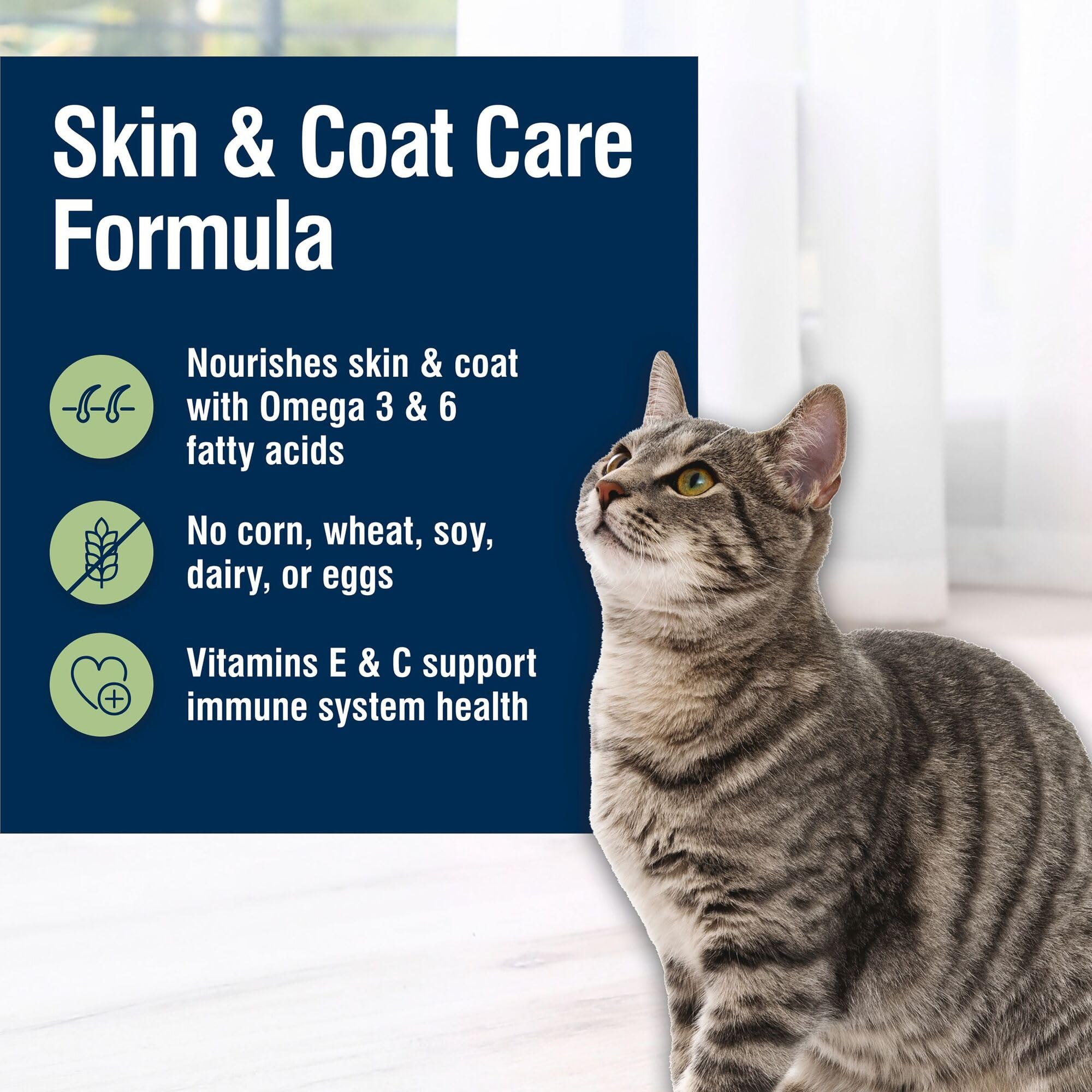 Foto 5 pulgar | Alimento Seco Para Gatos Blue Buffalo True Solutions Skin & Coat 1.6 Kg - Venta Internacional.