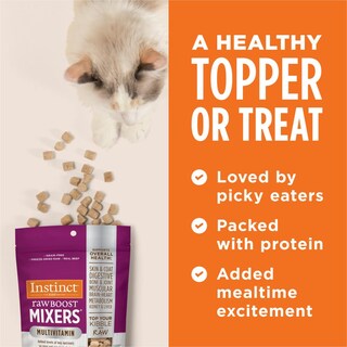 Foto 6 | Cat Food Toppers Instinct Raw Boost Mixers, Carne De Res, Bolsa De 160 G - Venta Internacional.