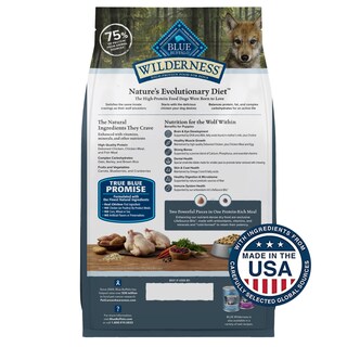 Foto 2 | Comida Seca Blue Buffalo Wilderness Para Cachorros, Bolsa De 24 Libras - Venta Internacional.