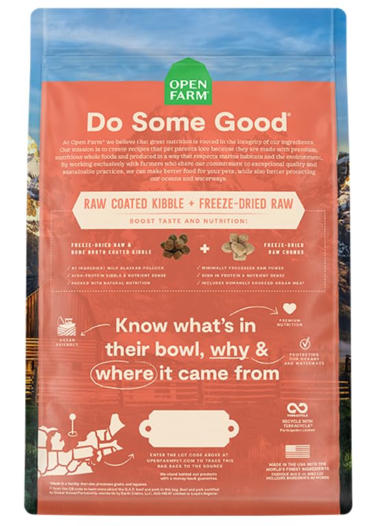 Foto 2 | Alimento Seco Para Perros Open Farm Rawmix Con Granos Antiguos, 1,6 Kg - Venta Internacional.