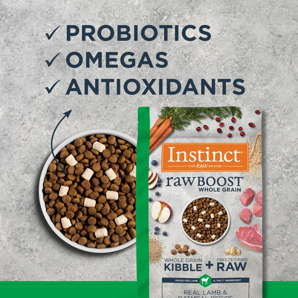 Foto 6 pulgar | Comida Para Perros Instinct Raw Boost Integral De Cordero Y Avena, 2 Kg - Venta Internacional.