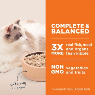 Foto 4 | Harinas Crudas Liofilizadas Cat Food Instinct, 250 Ml - Venta Internacional.