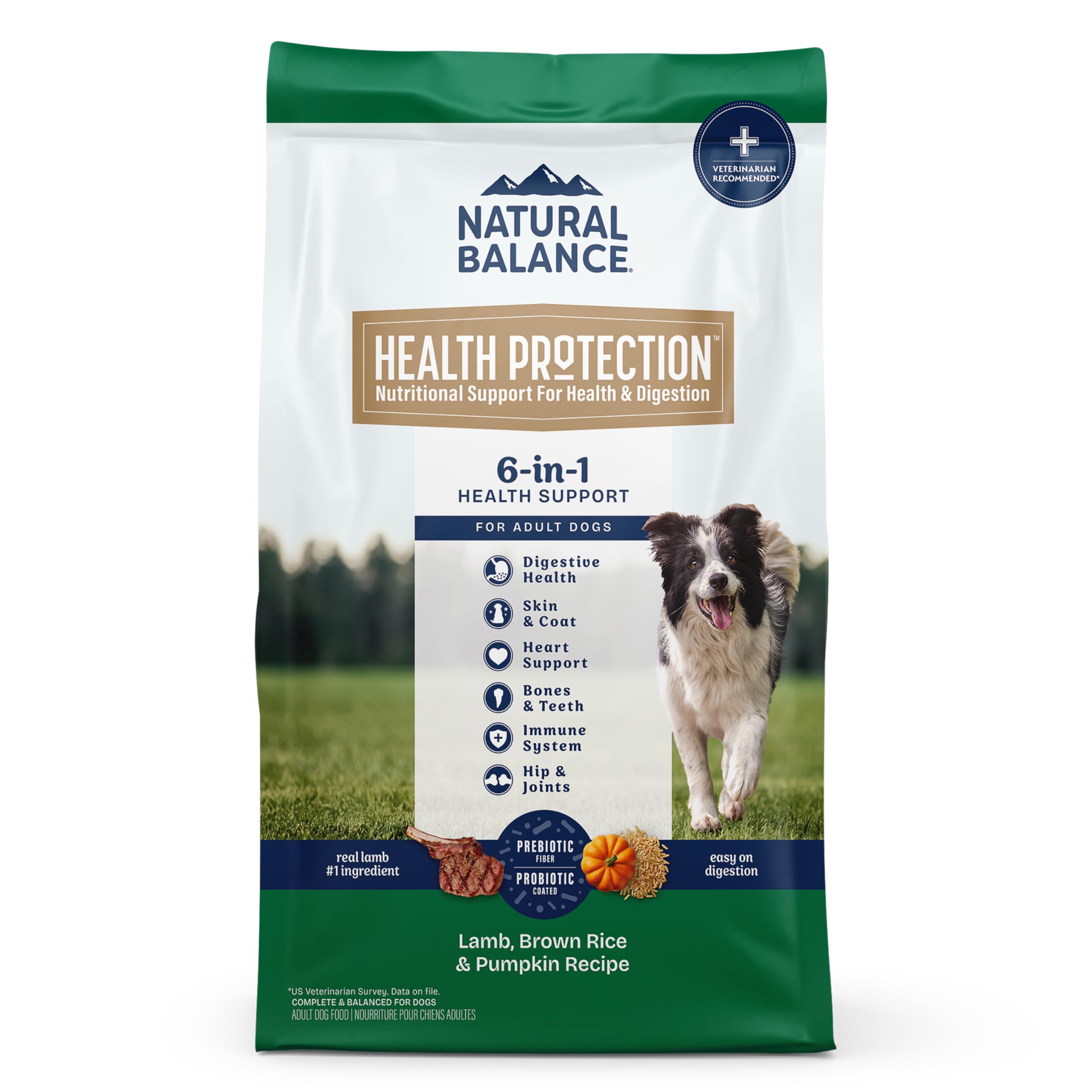 Foto 2 pulgar | Alimento Seco para Perros Natural Balance Health Protection Lamb 11 Kg - Venta Internacional
