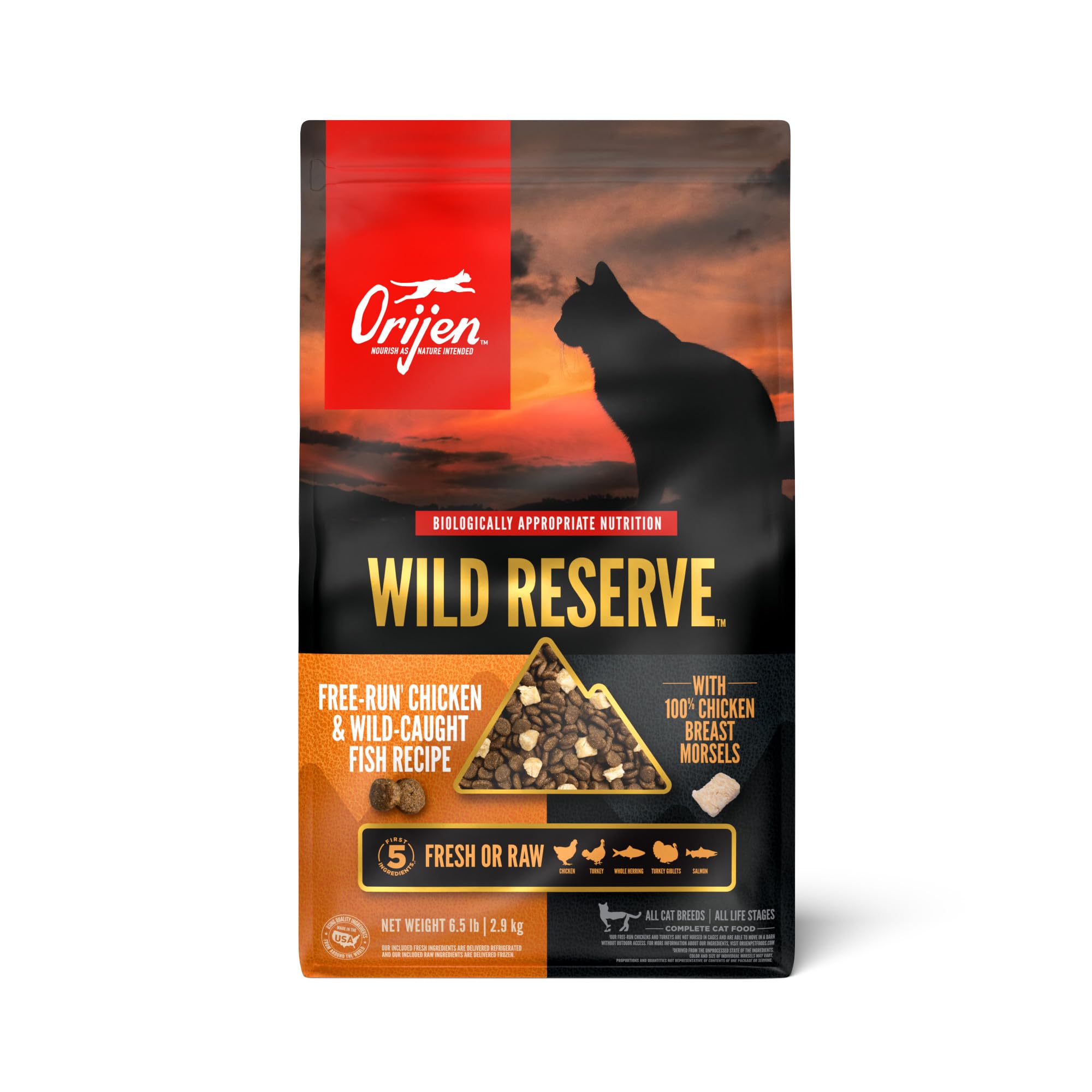Foto 2 pulgar | Alimento Para Gatos Orijen Wild Reserve Pollo Y Pescado 2,95 Kg - Venta Internacional.