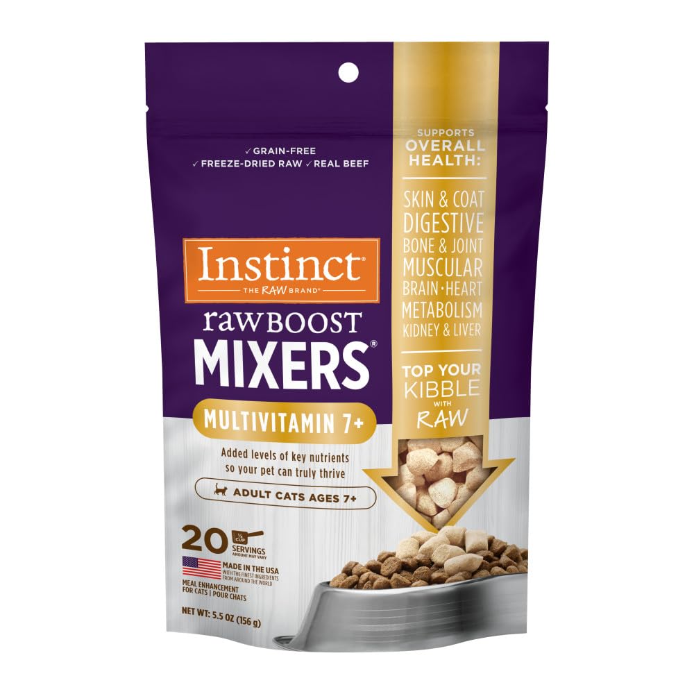 Foto 2 pulgar | Comida Para Gatos Instinct Raw Boost Mixers, 160 G, Más De 7 Años - Venta Internacional.